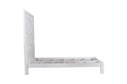 BALI WHITE QUEEN BED