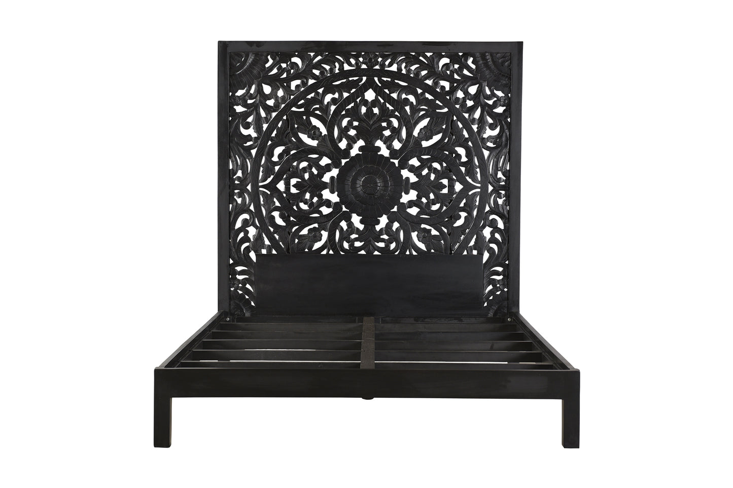 BALI BLACK QUEEN BED