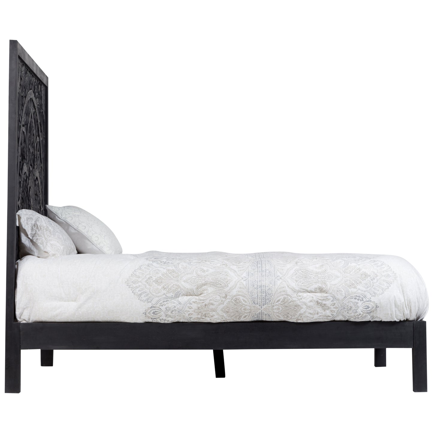 BALI BLACK QUEEN BED